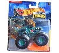 Hot Wheels Monster Trucks Mega Wrex, Monster Trucks Live 6/8 Includes Crushed Car