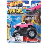 Hot Wheels Monster Trucks New for 2023 1:64 Scale Dodge Charger 440 R/T, Pink