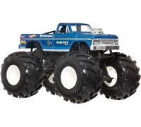 Hot Wheels Monster Trucks, Oversized Monster Truck, 1:24 Scale Die-Cast Toy Truck with Giant Wheels and Cool Designs