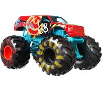 Hot Wheels Monster Trucks, Oversized Monster Truck, 1:24 Scale Die-Cast Toy Truck with Giant Wheels and Cool Designs