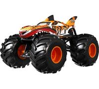 Hot Wheels Monster Trucks, Oversized Monster Truck, 1:24 Scale Die-Cast Toy Truck with Giant Wheels and Cool Designs, GWL14