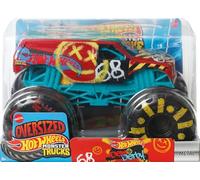 Hot Wheels Monster Trucks, Oversized Monster Truck, 1:24 Scale Die-Cast Toy Truck with Giant Wheels and Cool Designs