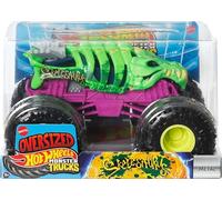 Hot Wheels Monster Trucks, Oversized Monster Truck, 1:24 Scale Die-Cast Toy Truck with Giant Wheels and Cool Designs