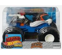 Hot Wheels Monster Trucks Oversized Scratch Attack New for 2025 Orange and White Tiger Colors Cat Creatures 1:24 Scale