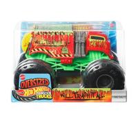 Hot Wheels Monster Truck Toy Will Trash It All Oversized 1:24 Scale Ages 3+