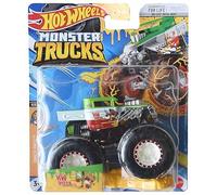 Hot Wheels Monster Trucks Pizza Co, Connect and Crash Snack Pack 4/6
