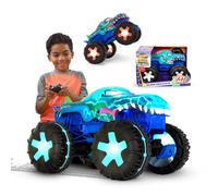 Hot Wheels Monster Trucks Remote Control Car, 1:15 Scale Mega-Wrex Alive