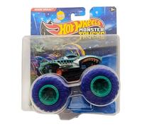 Hot Wheels Monster Trucks Shark Wreak, Die-Cast Vehicle, Blue and Turquoise, 2025 Collection