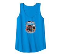 Hot Wheels Monster Trucks - Smash and Thrash Tank Top, Women, Sapphire Blue, Medium