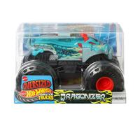 Hot Wheels Monster Trucks speelgoedvoertuig Robo draak, schaal 1:24, voor kinder