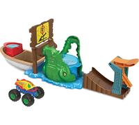 Hot Wheels Monster Trucks Swamp Chomp Playset Colour Shifter