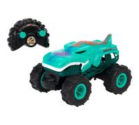 Hot Wheels Monster Trucks Toy RC Remote-Control Mega-Wrex in 1:24 Scale with All-Terrain Tires Performs Wheelies