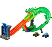 Monster Trucks Sharks vs. Dinos Dragon Destruction Playset