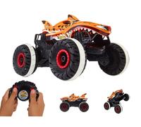 Hot Wheels Monster Trucks, Unstoppable Tiger Shark with Tread Attack Tires and T