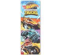 Hot Wheels Monster Trucks Vertical Metal Sign - Fun Hot Wheels Wall Decor for Kids' Bedroom or Play Room