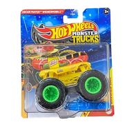 Hot Wheels Monster Trucks Wienermobile, Snack Pack Series, Diecast Vehicle, 3/5