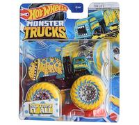 Hot Wheels Monster Trucks Will Trash It All, Wheel Cool 1/6 Connect and Crash Car
