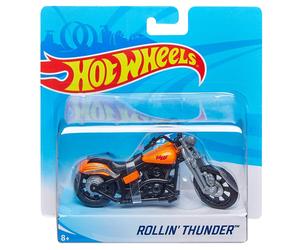Hot Wheels Moto Street Power Rollin' Thunder arancione