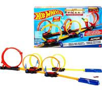 Hot Wheels Action Multi-Loop Raceoff Playset and Car