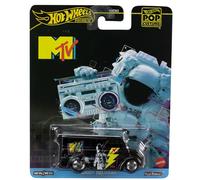 Hot Wheels Music TV Van Model DAIRY DELIVERY - Die Cast Scale 1:64 - Length 7 cm - HVJ44 - Pop Culture Series