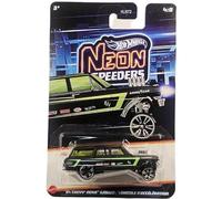 Hot Wheels Neon Speeders '64 Chevy Nova Gasser [Black] 4/8, 1:64 Scale Diecast Toy Vehicle