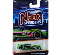 Hot Wheels Neon Speeders Corvette C7 Z06, Green, 7/8