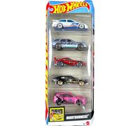Hot Wheels Nightburnerz Diecast Cars, 5-Pack Collection, 1:64 Scale, Sierra, Maxima, Supra, Veloce, WRX