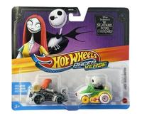 Hot Wheels Nightmare Before Christmas 1:64 Scale Sally & Jack Skellington Die Cast Car Set