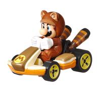 Hot Wheels Nintendo Premium Mario Kart Tanooki Mario Diecast Standard Kart