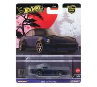 Hot Wheels Premium Car Culture Collectible Toy Car, 1:64 Scale Die-Cast Nissan Fairlady Z, Japan Historics 4 Vehicle with Real Riders Tires