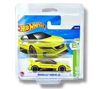 Hot Wheels Nissan Leaf Nismo RC_02 (Lime Green & Black (TREASURE HUNT)) 10/10 HW EV - 2025-168/250 (Short Card) - includes a KLAS Car Keeper Protector Case - JBC27