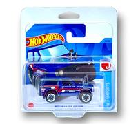 Hot Wheels Nissan Patrol Custom (Blue) 1/10 HW J-Imports 2023-20/250 (Short Card) *** COMES IN A KLAS CAR KEEPER PROTECTIVE COLLECTORS CASE *** HKK61