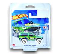 Hot Wheels Nissan Patrol Custom (Green & White) 5/10 HW First Response - 2024-34/250 (Short Card) - COMES IN A GENUINE KLAS CAR KEEPER PROTECTOR CASE - HTC89