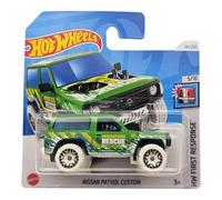 Hot Wheels Nissan Patrol Custom Mountain Rescue, Green, HW First Response Series, 5/10