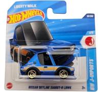 Hot Wheels Nissan Skyline 2000GT-R LBWK, Liberty Walk, Blue and Gold, 1/5 J-Imports Collection