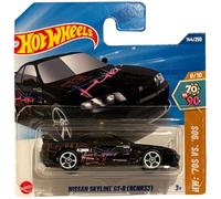 Hot Wheels Nissan Skyline GT-R (BNCR33) Black HYY80 - Licensed Nissan Model with HKS & Yokohama Decals - HW 70's vs 90's 2025 - 1:64
