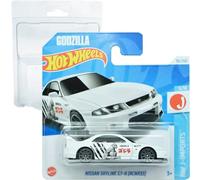 Hot Wheels Nissan Skyline GT-R Godzilla [BCNR33] HW J-Imports 5/10 (96/250) HYC44 White 2024 + Protector Short Card Frikimonkey