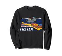 Hot Wheels Official Since 1968 Sweatshirt, Adult Unisex, Black, Small