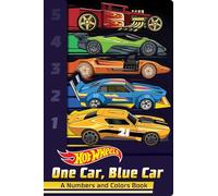 Hot Wheels: One Car, Blue Car: A Numbers and Colors Book (a Mattel Hot Wheels Shaped Novelty Board Book for Toddlers)