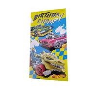 HOT WHEELS OPEN BIRTHDAY CARD