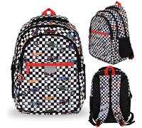 Hot Wheels padded school backpack for boy, with reflectors, 40x29x20cm, 23 l