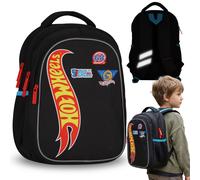 Hot Wheels Padded school rucksack for boys, backpack with reflective strips, thr