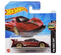Hot Wheels - Pagani Zonda R - HW Race Day 3/10 - HTC78 - Short Card - Super Sports Car - Dark Red - Mattel 2024 - 1:64