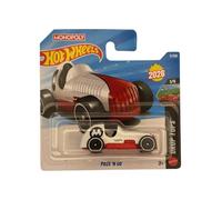 Hot Wheels - Pass 'N Go - Drop Tops 1/5 - JJK98 - Short Card - White/Red - Mattel 2026 (5/250) - Monopoly Edition - 1:64 - Official Licensed Model