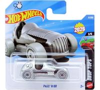 Hot Wheels Pass 'N Go [Silver] Drop Tops 1/5, 5/250 New for 2026! 1:64 Scale Diecast Toy Vehicle