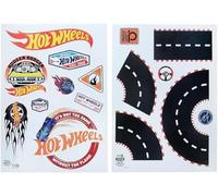 Hot Wheels Wall Decals, Multi-Colored, One Size
