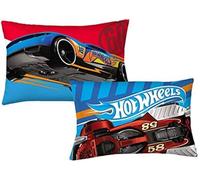 Hot Wheels Pillowcase Fast Pace Reversible Pillowcase for Kids - 20 X 30 Inch (1 Piece Pillow Case Only)