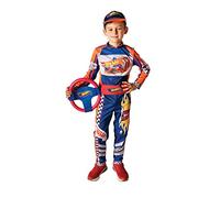 Hot Wheels pilot suit Race Team costume disguise official boy (Size 5-7 years) with foam steering wheel