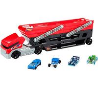 Hot Wheels MEGA Hauler + 4 Cars Vehicles