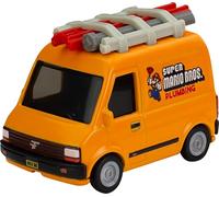 Hot Wheels Super Mario Bros The Movie Model DieCast Box Plumber Van from Scale 1/64 Length 5 cm HXF03